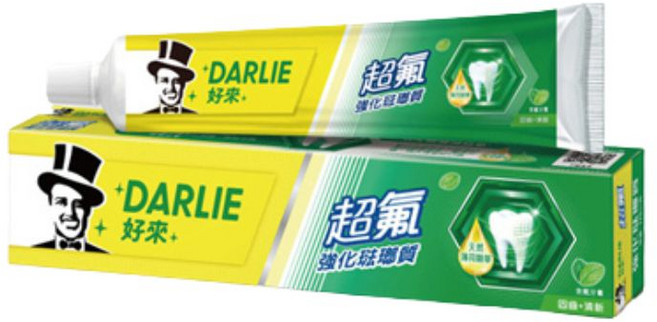 DARLIE 好來 超氟強化琺瑯質牙膏, 1個