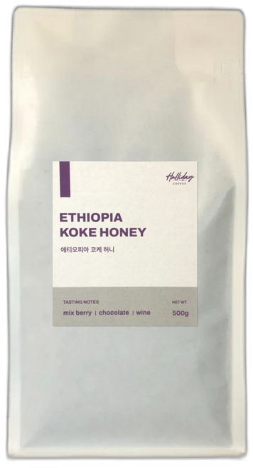 할리데이 에티오피아 코케 허니 예가체프 G1 산미 스페셜티 커피 원두 맛있는 콩, 1개, 500g, 핸드드립