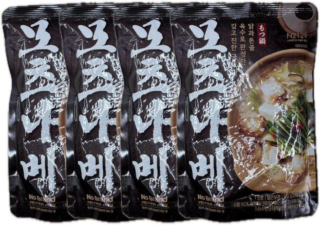 노브랜드 모츠나베, 4개, 350g