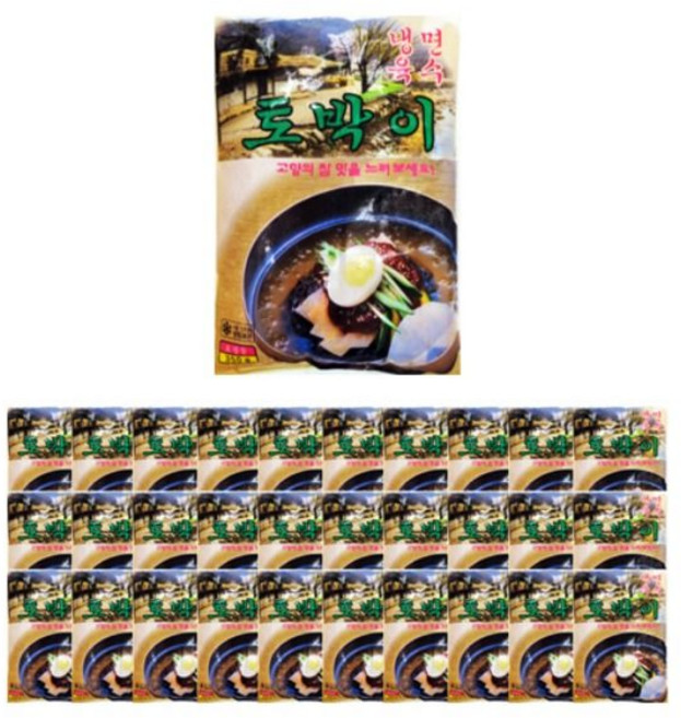 토박이 냉면육수 350g 1박스 30개