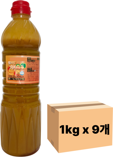 백호 맛자랑 겨자 소스 냉채, 9개, 1kg