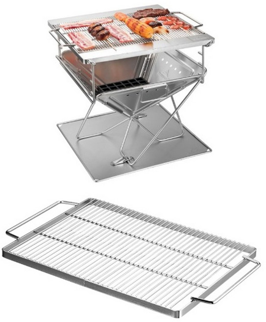 캠핑문 특대형화로대/전용그릴, 1개