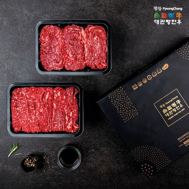 [평창축협] 대관령한우 특선 불고기 세트400gx2팩(1+), 단품, 상세 설명 참조, 400g