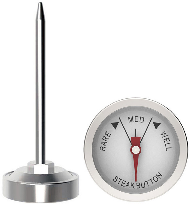 牛排探針溫度計 免電池 測量溫度, 1個