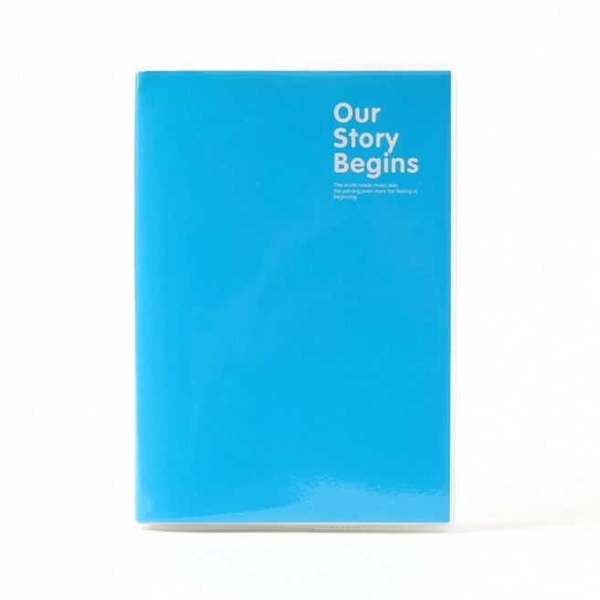 180도 펼쳐지는 A5 유선 노트 연습장 작은 공책 줄노트 줄공책 68매, 색상, 그린