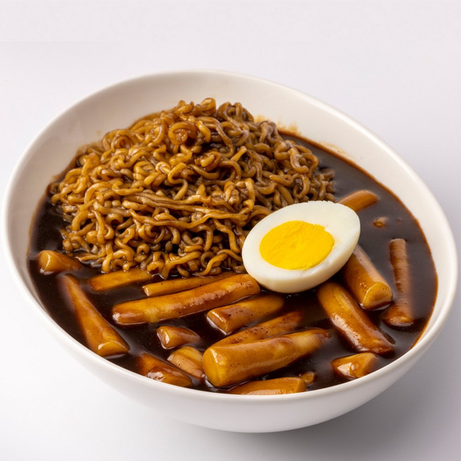 꿍스 짜장떡볶이 470g 사리면 포함 짜장의 변신 업그레이드, 3개