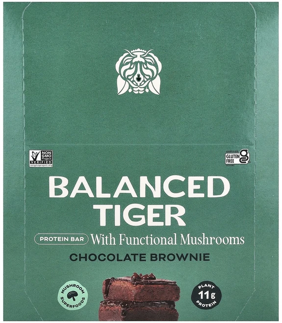 새해 첫좋은선물 Balanced Tiger 프로틴바 초콜릿 브라우니 12개입 개당 44g(1.55oz) 제대로 할인합니다, BalancedTiger프로틴바초콜릿브라우니12개입개당, 44g, 1 - 쿠팡