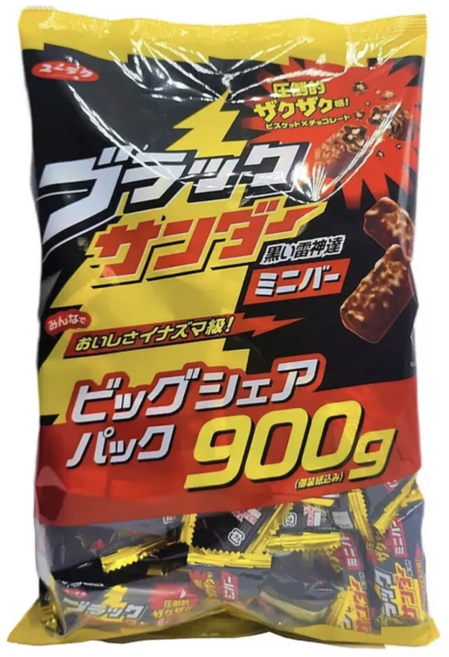 黑雷神 迷你巧克力餅乾 大分享包 900g, 1個