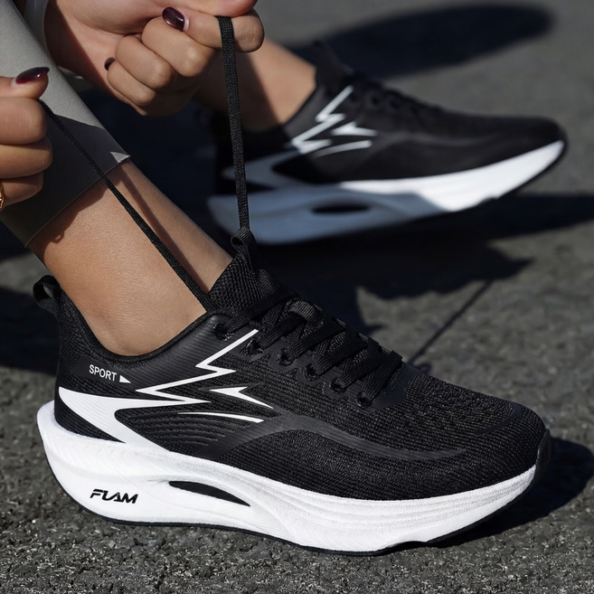 스노우드림 런닝화 카본화 운동화 충격 흡수 마라톤화 초경량 조깅화