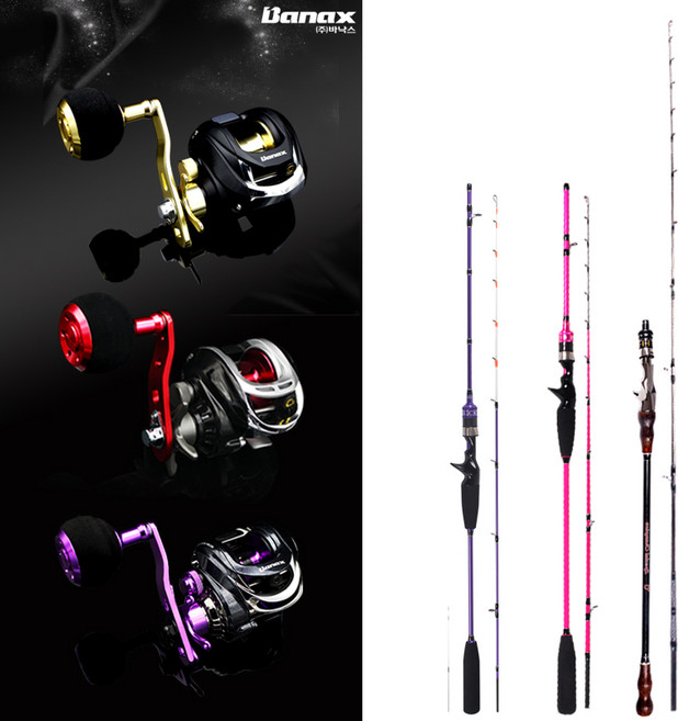 쭈꾸미 전용 낚시대 베이트릴 모음 선상 낚시 세트 (상세설명참조), 샴페인(우핸들)+안무카합사, 선택2-2.바낙스 볼칸 샴페인106PW