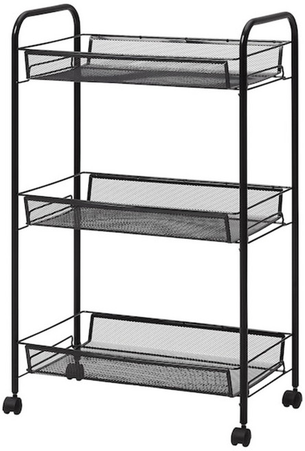 이케아 HORNAVAN 카트/트롤리, 블랙(204.947.79)