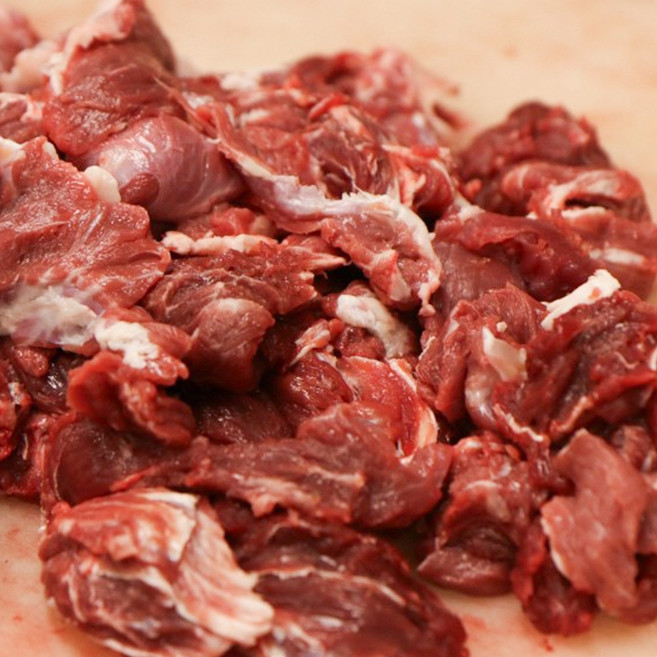 하라네 한우 소고기 국거리 1등급 투쁠 양지 우둔 목심 앞다리 혼합육 냉동, 1개, 1kg