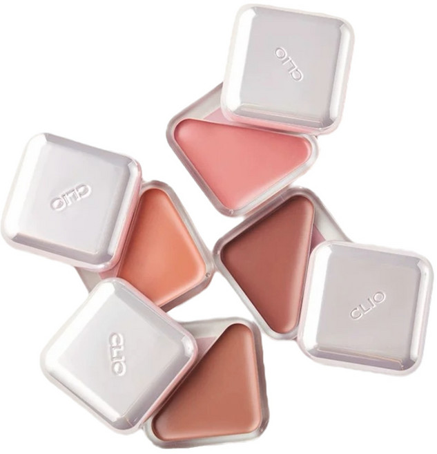 韓國 CLIO 霧面冰塊腮紅 唇頰兩用 修容修飾, 1個, 04 Petal Cream