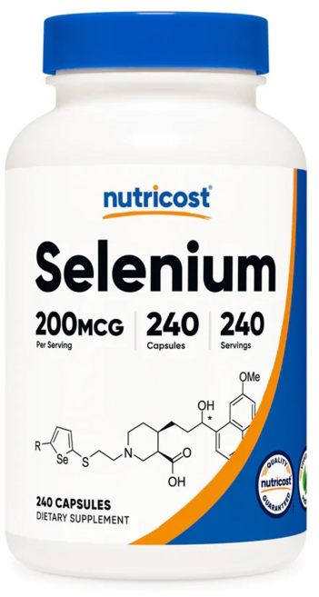 뉴트리코스트 셀레늄 200mcg 캡슐, 1개, 240정