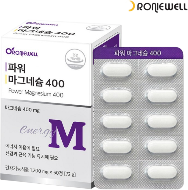 파워마그네슘400 60정, 1개