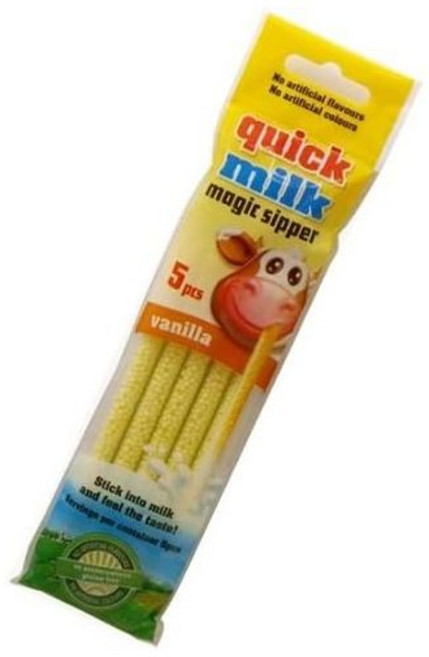 Quick Milk masic sipper 매직 스트로우 바닐라맛 x 5