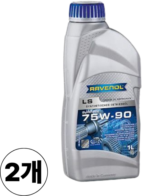 라베놀 LS 75W90 (디퍼런셜 기어 합성오일), 2개, RAVENOL LS