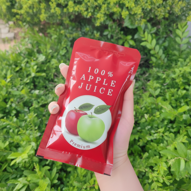 국산 의성 생과일 사과즙 100%, 50개, 120ml