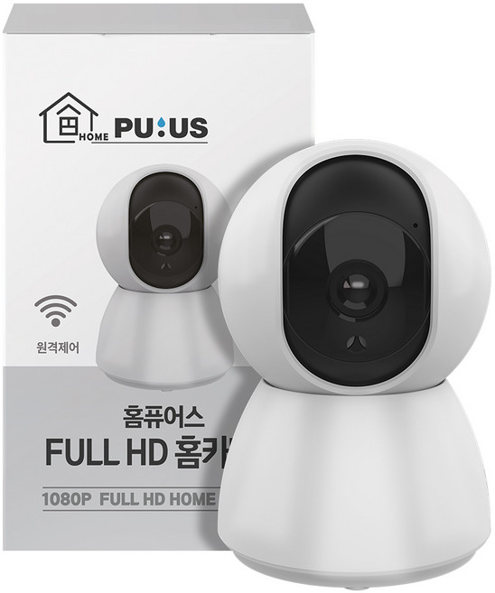 퓨어스 1080P FULL HD 홈카메라 가정용 CCTV
