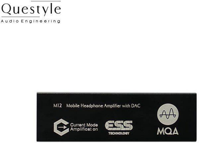 Questyle Audio DAC M12i 휴대용, 블랙