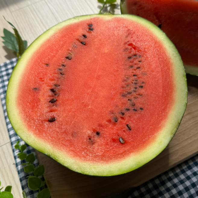 자연한입청과 당도선별 하우스 꿀수박, 1개, 3kg