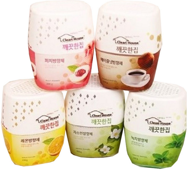 크린하우스 깨끗한집 고급형 방향제 200g 냄새제거제 욕실방향제 화장실방향제, 257 쟈스민