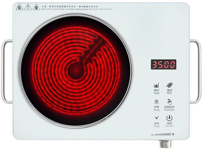 尚朋堂 1300W 1口 Ceramic Glass 電磁爐 Touch Freestanding Adjustable Temperature Power Boost 黑色 280x65x355mm SR-1885 原廠保固 2220g