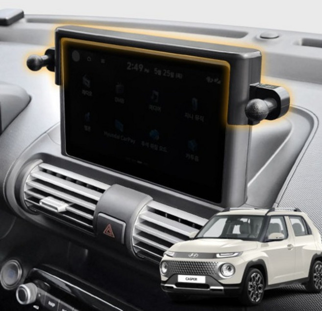 픽스글로벌 캐스퍼 페리이전 전용 차량용 핸드폰 거치대 마운트, 마운트 단품 + 픽스 쿨링팬 플립 차량용 거치대