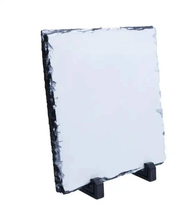 저렴한 승화 블랭크 사진 바위 돌 슬레이트 DIY 인쇄용 집 장식 프레임 도매 2020cm, 01 15x15cm, 01 square