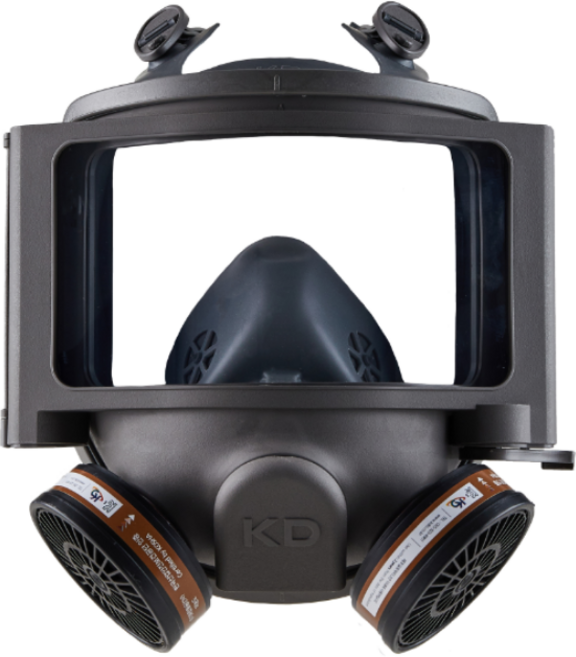 방독마스크 KD-550 전면형 방독면 방진 농약 페인트 도색 카트리지 필름, 필름 - 전면형마스크 (550), 5개