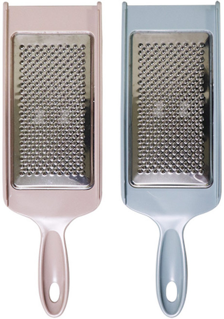 파스텔 손잡이 강판 스텐 과일 야채 핸디강판 감자전, 1개, 랜덤