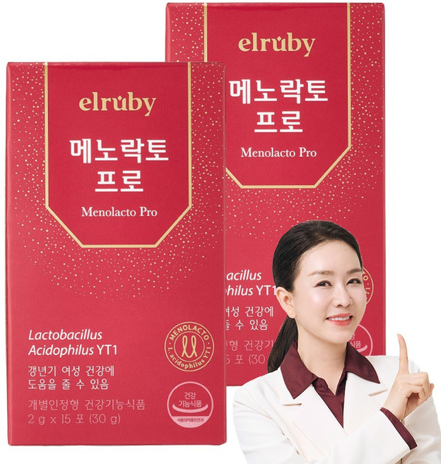 [휴온스N 공식] 메노락토 프로 분말 갱년기 유산균 yt1, 30g, 2개