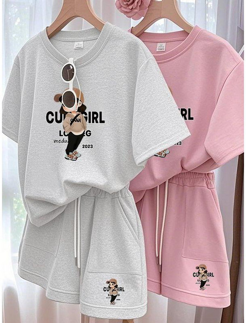 제이베니-784 고급스러운 느낌 잠옷 빅사이즈 반팔 반바지 투피스 순면 러블리 실내복