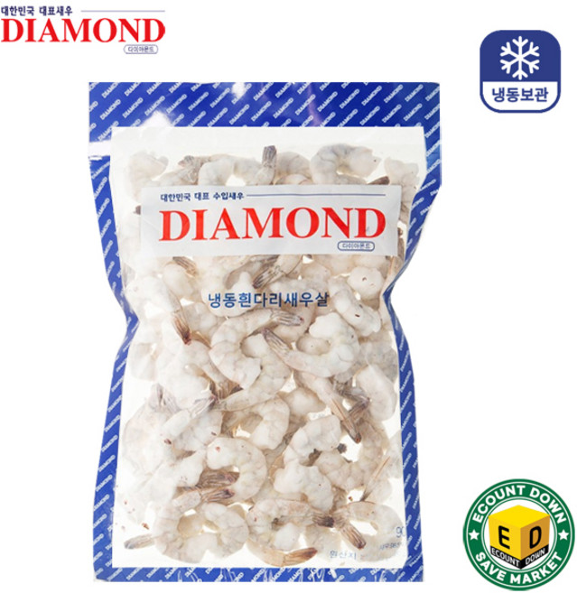 다이아몬드 칵테일 새우 3140 900g 두절탈각새우, 1개