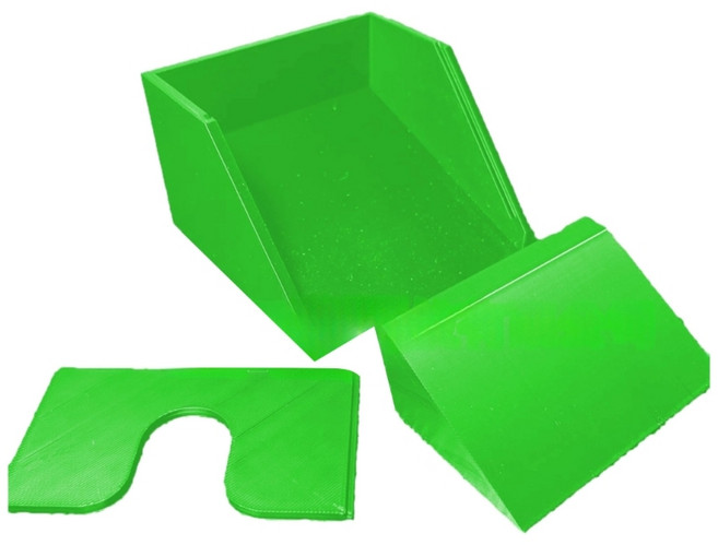 폐기 트레이가 있는 카드 딜링 슈 디스펜서 홀더 휴대용 카드 딜러 카드 플레이 보드 게임 도구 사용하기 쉬운 방법, Green, 1개