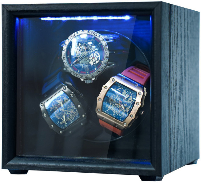 워치 와인더 3구 오토매틱 시계 보관함 오토매틱시계와인더 USB 무소음