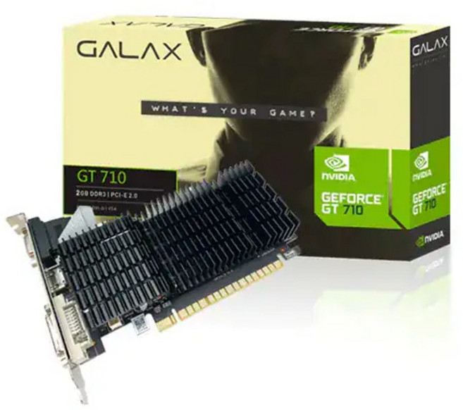 (GALAX) GeForce GT710 D3 2GB LP 무소음