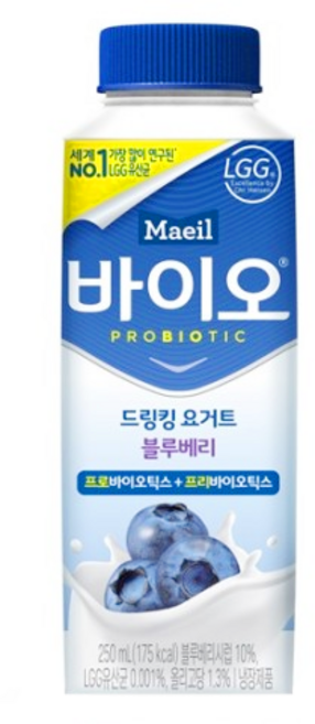 매일유업 바이오 블루베리 드링킹 250ml, 1개