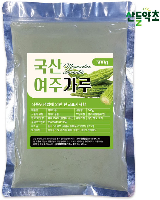산들약초 국내산 여주가루, 1개, 300g