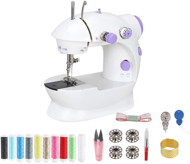 미싱맘 꼬매지오 미니재봉틀 셀프수선 가정용 미싱기