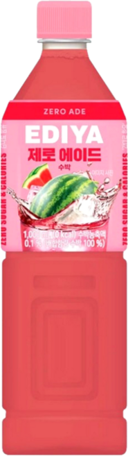 이디야 제로 에이드 수박, 1개, 1L