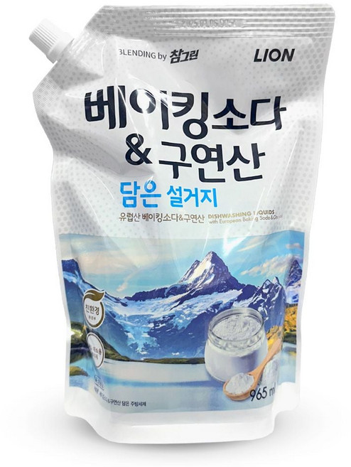 참그린 베이킹소다 구연산 담은 주방세제 리필 1kg, 1개