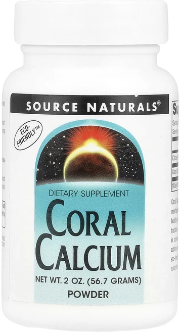 Source Naturals 산호 칼슘 분말 56.7g(2oz), SourceNaturals산호칼슘분말567g2oz, 1개, 567g - 쿠팡