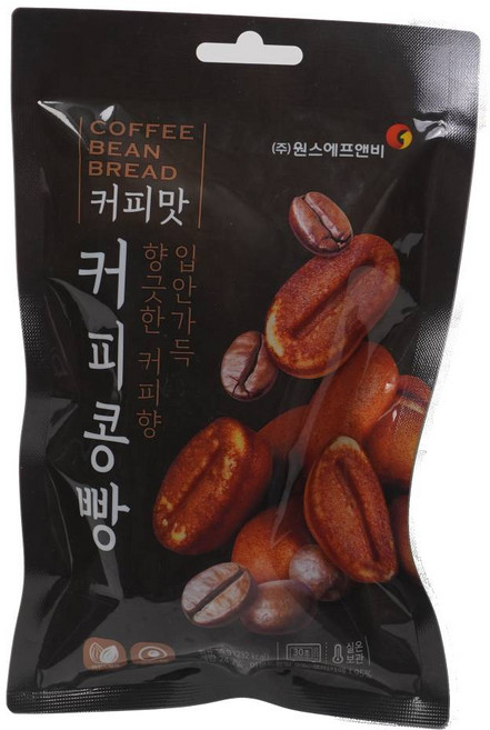 원스 커피콩빵 완제품, 5개, 56g