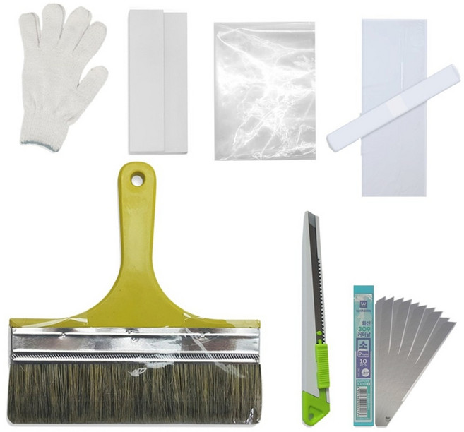 벽지나라 도배용품세트 시공부자재 풀솔 외 7종