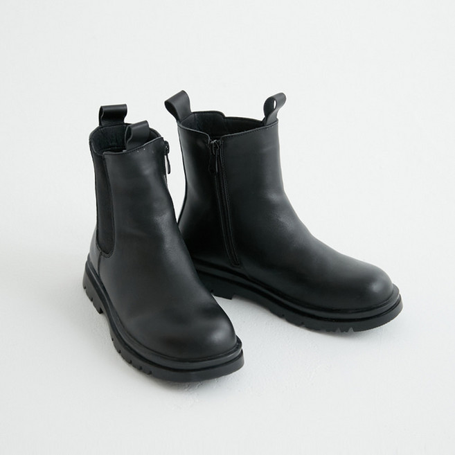 윙텐 앵클부츠 천연가죽 패션 댄스 아동부츠 여아 초등 고학년 주니어 첼시 워커 기모