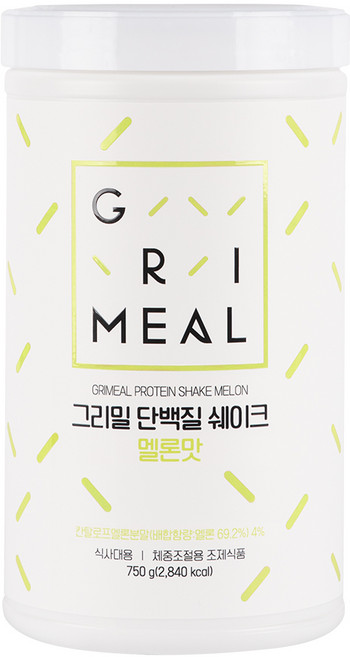 그리밀 단백질쉐이크 멜론맛, 750g, 1개