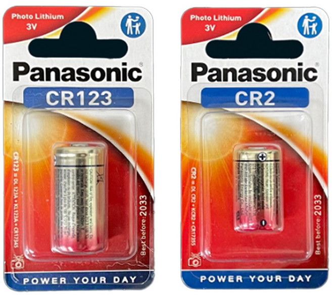 파나소닉 CR2 CR123 리튬건전지 카메라 골프거리측정기용, 파나소닉-CR2, 1개