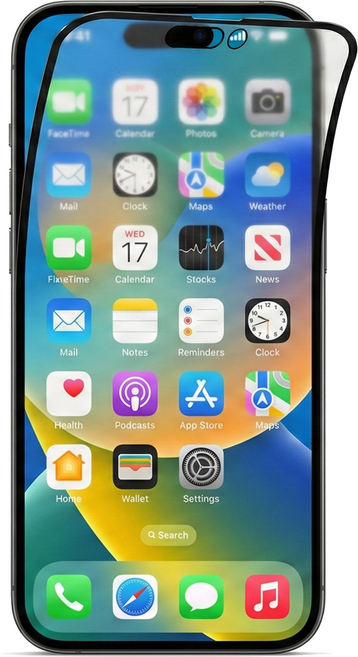 caseplz 슥샥쇽 안깨지는 지문방지 매트 코팅 휴대폰 액정 보호 강화 필름, 2세트