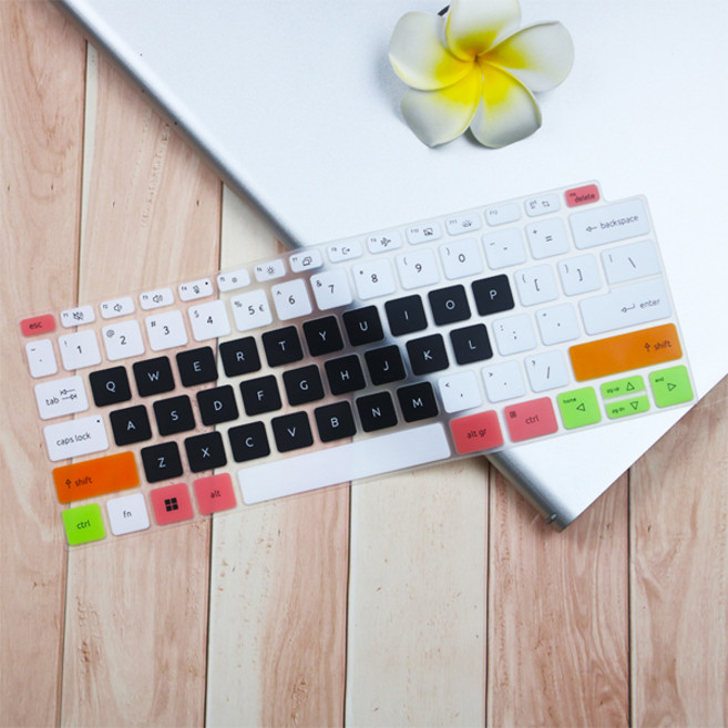 실리콘 노트북 키보드 커버 스킨 2024 14 Acer Swift X14 SFX14-72G Swift Go 14 SFG14-72 Aspire Vero 14 AV14-52P, [02] candyblack, 1개